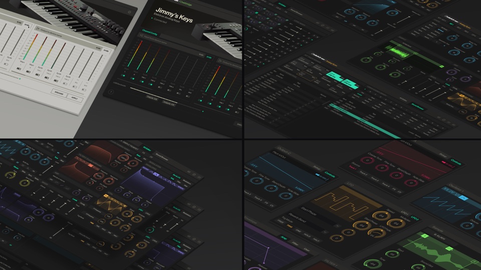 Elektron software screens